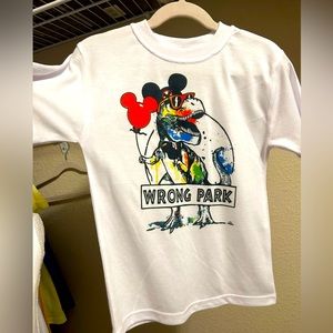 5T Wrong Park design soft touch Poly t-shirt